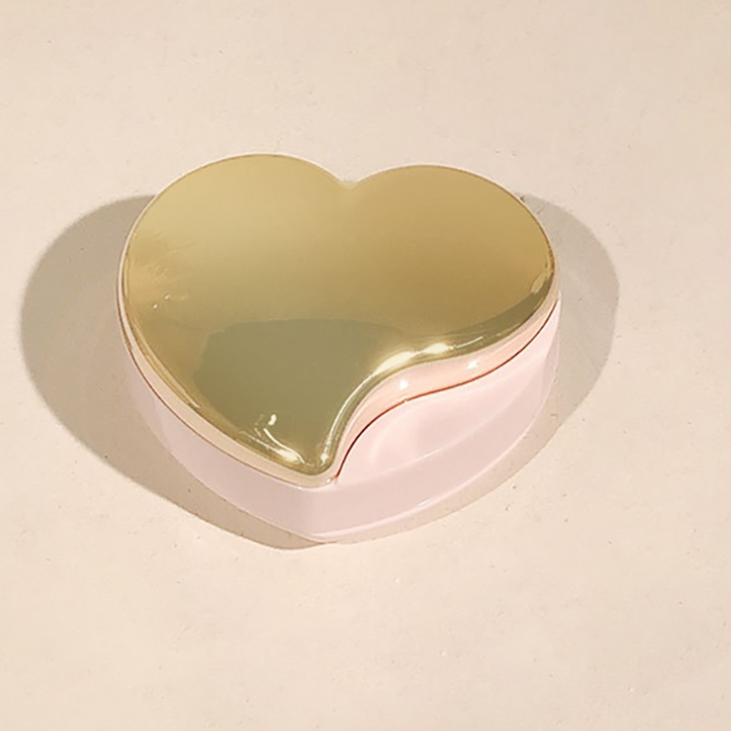 RO-BST09 Mini heart-shaped flip-top blush case