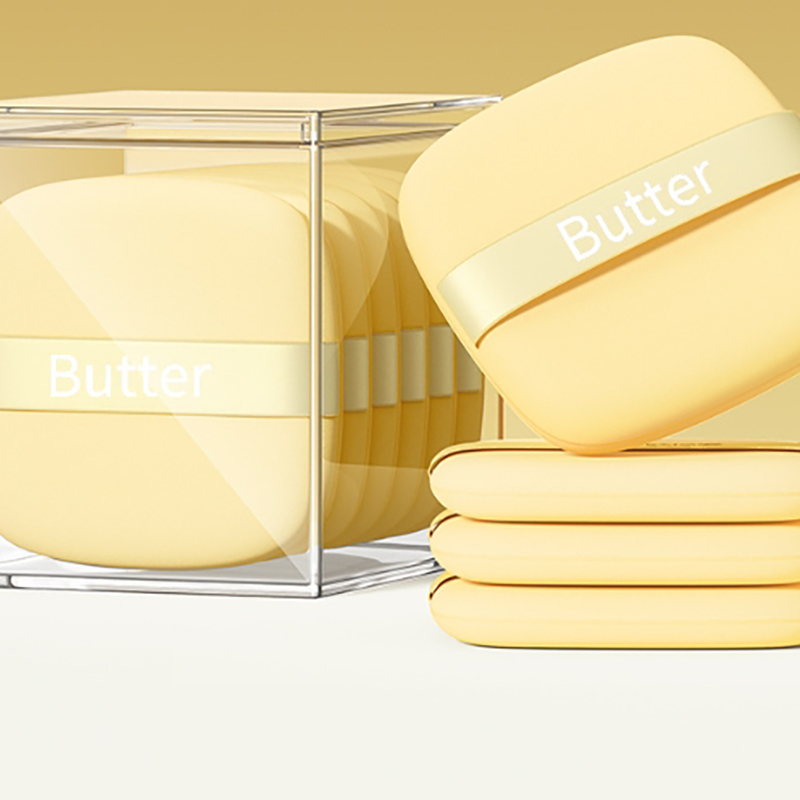 RO-PP002 Butter-shaped wet and dry powder puff