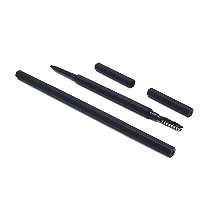 RO-LLT04 Black dodecagonal lip liner tube