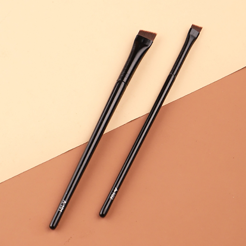 RO-CB007 Ultra-thin bevel blade fiber eyebrow brush and eyeliner brush