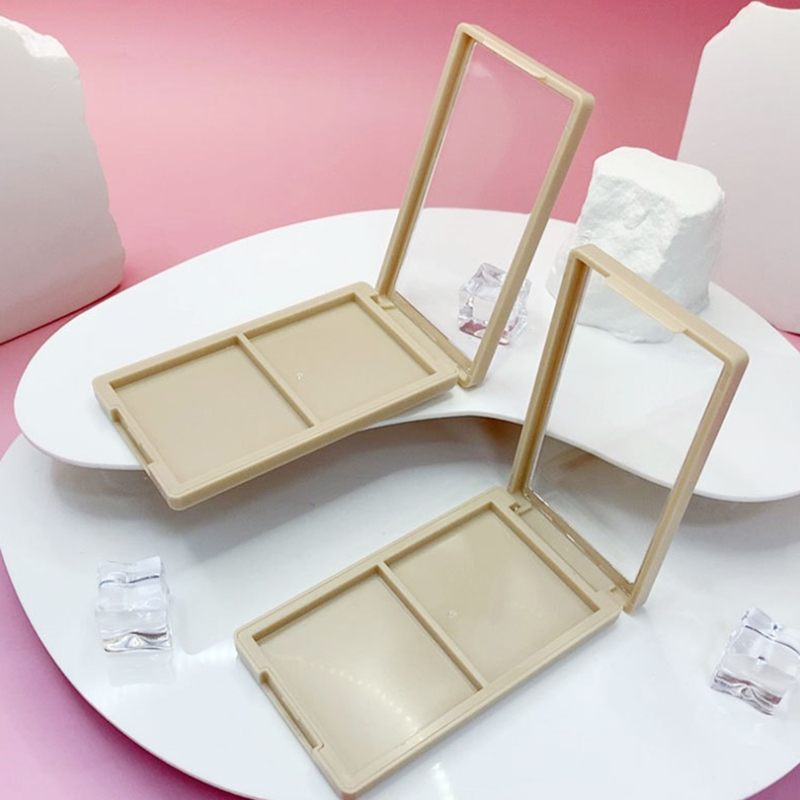 RO-BST05 Rectangular transparent flip-top blush box