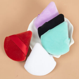 RO-CB008 Double-sided flocking fan-shaped powder puff