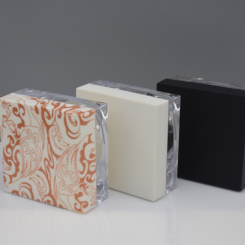 RO-LFB09 Square transparent foundation liquid container