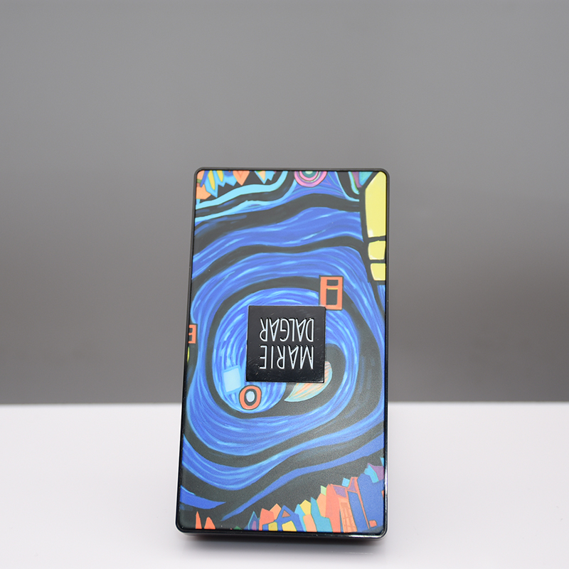 RO-EB001 Floral patterned rectangular eyeshadow palette