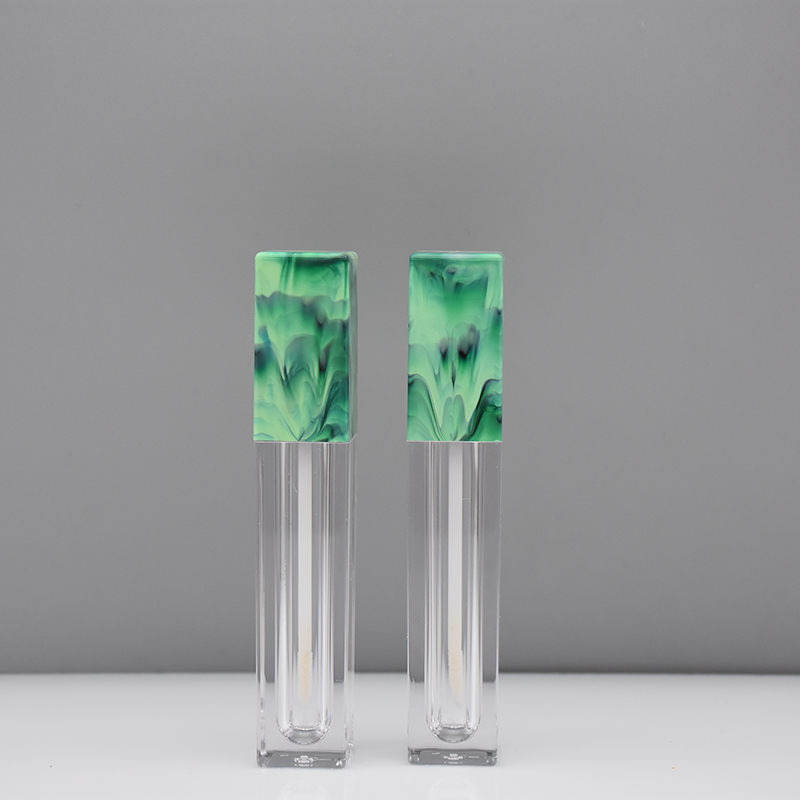 RO-LGT55 Square transparent printable lip gloss tube