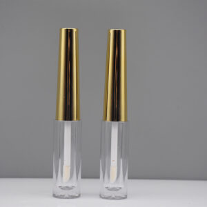 RO-LGT59 Shiny gold lid lip gloss tube