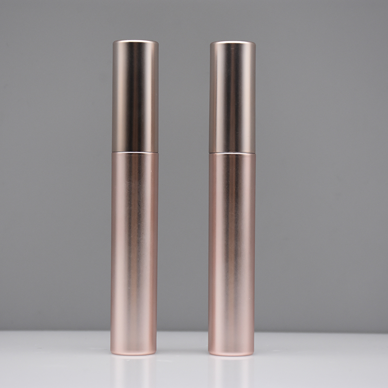 RO-LGT60 Round matte silver lip gloss tube