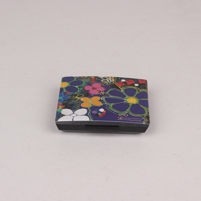 RO-EB026 Black square-patterned eye shadow palette