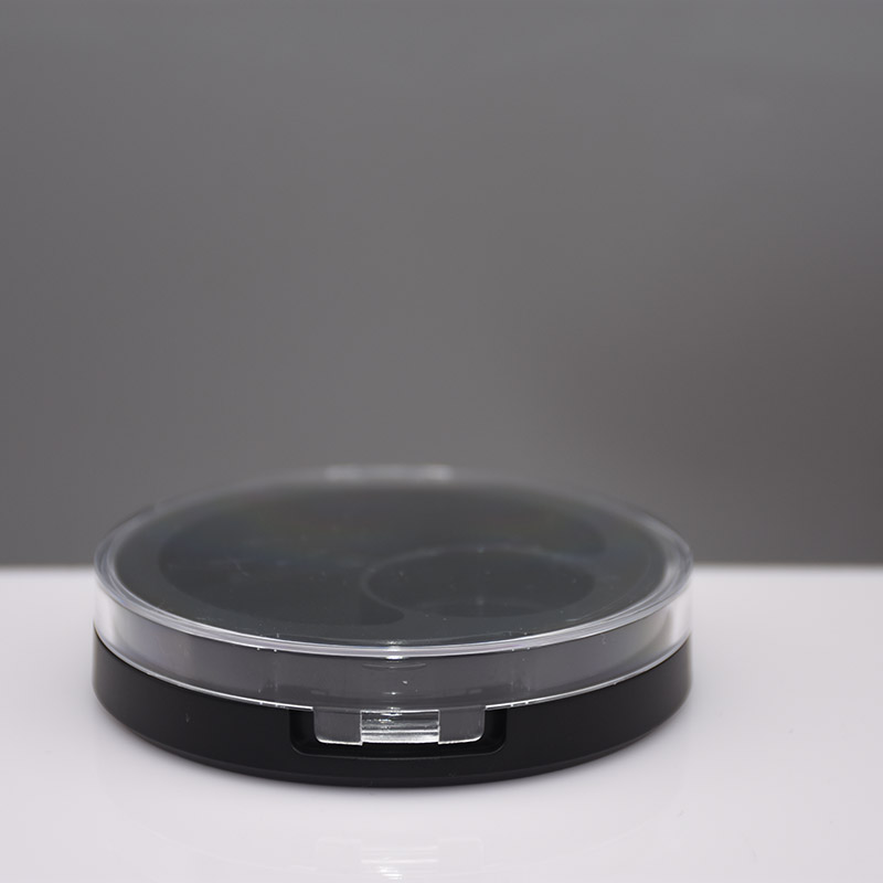 RO-EB027 Transparent flip-top eyeshadow container