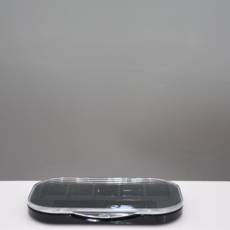 RO-EB038 Transparent lid rectangular eyeshadow case