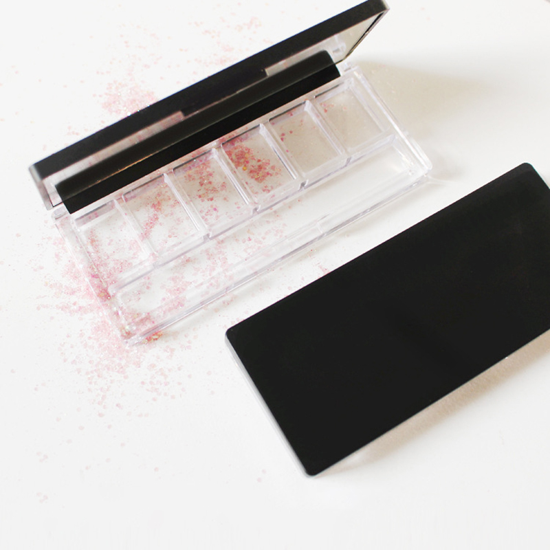 RO-EB051 Rectangular six-cell multi-color eyeshadow palette