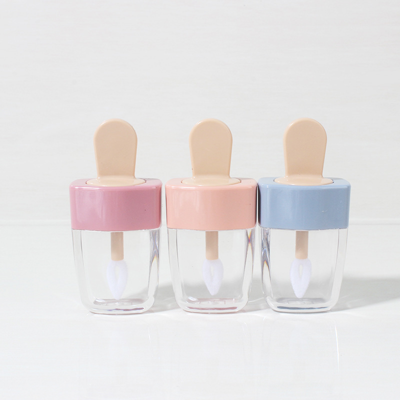 RO-LGT11 Summer new style ice cream-shaped lip gloss tube