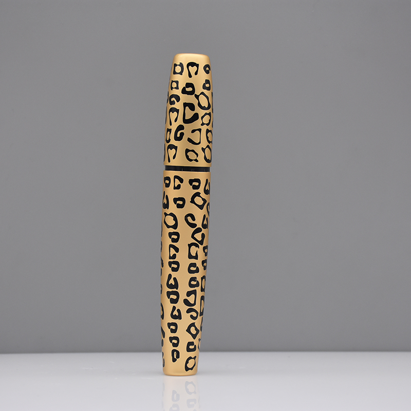 RO-MT036 Leopard-patterned high-end aluminum mascara tube