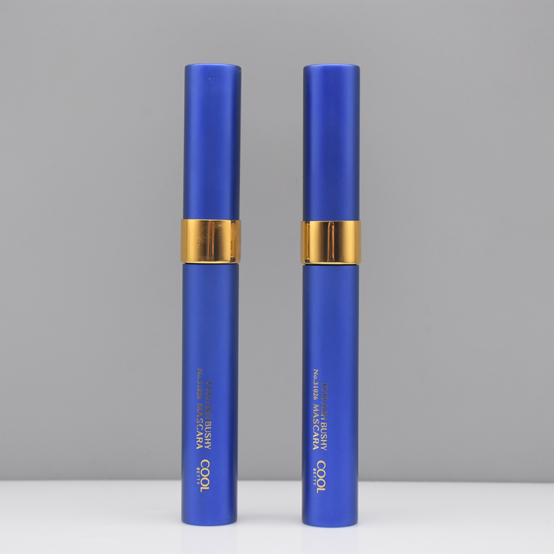 RO-MT041 Customized blue electroplated mascara tube